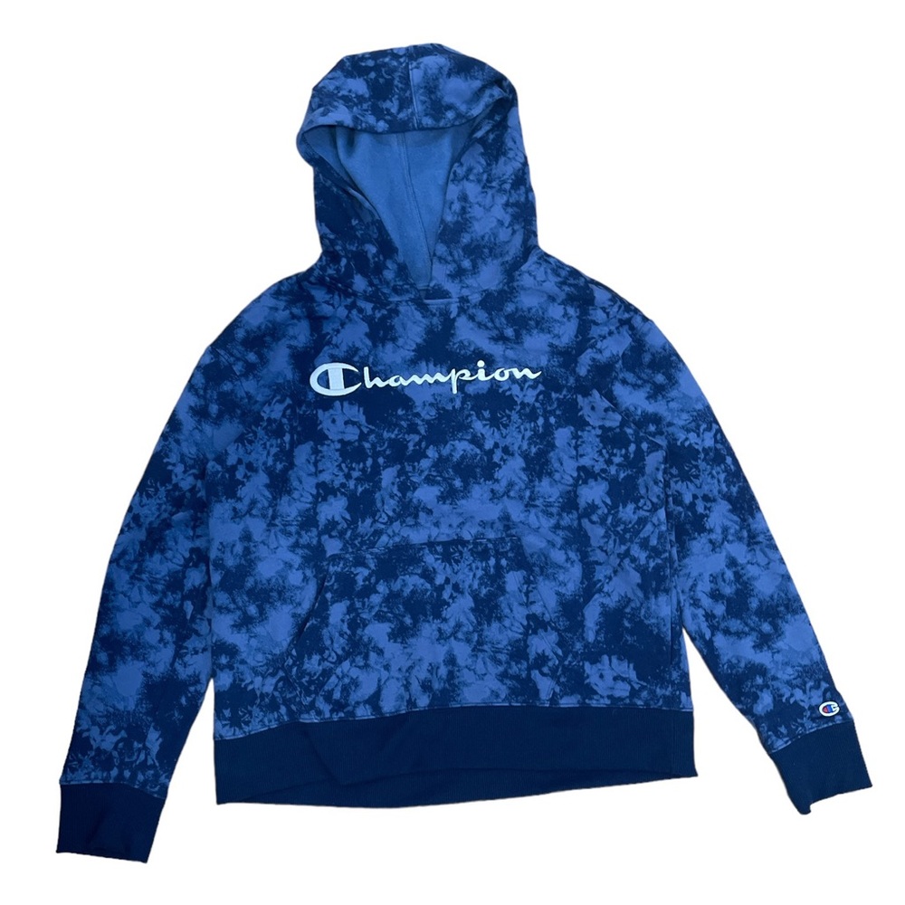 Blue Champions hoodie. Size M